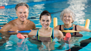 Aqua gym class